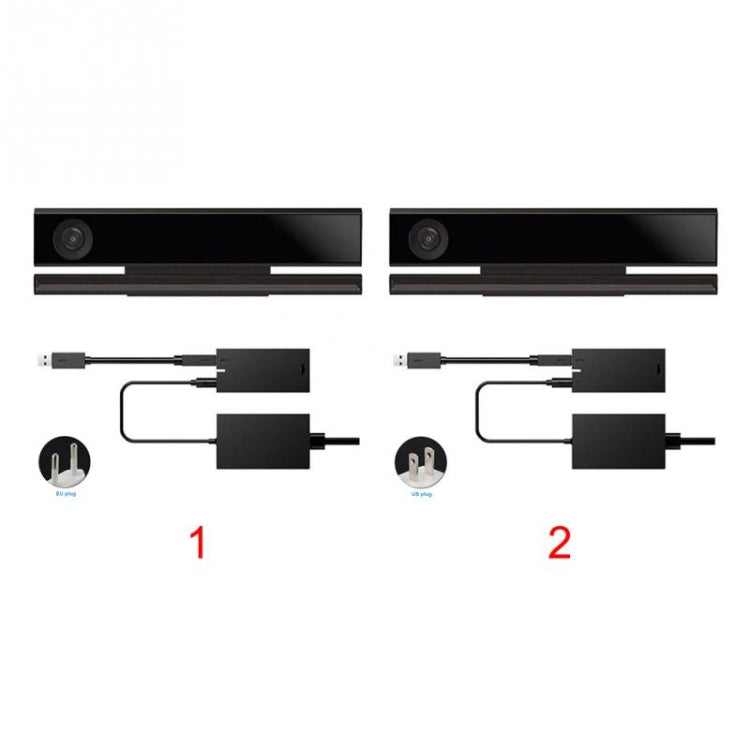 Kinect 2.0 Sensor USB 3.0 Adapter for Xbox One S Xbox One X Windows PC, US, EU, US to UK plug
