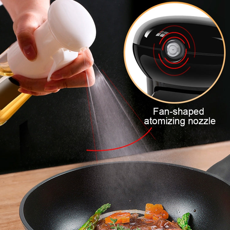 Edible Oil Spray Bottle Barbecue Leakproof Oil Sprayer Bottle( White)
