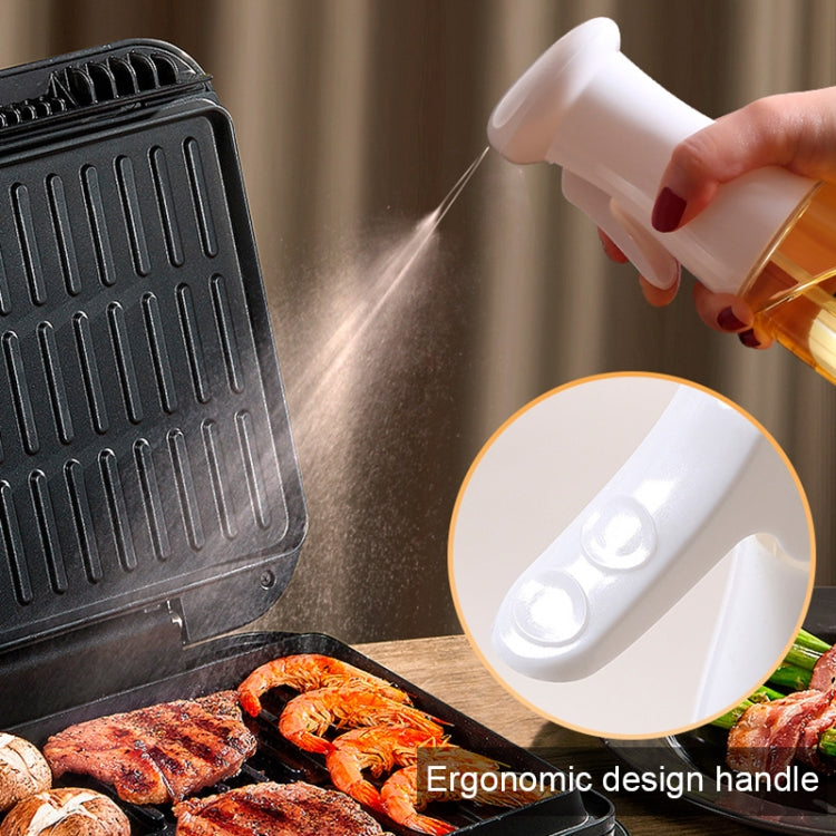 Edible Oil Spray Bottle Barbecue Leakproof Oil Sprayer Bottle( White)