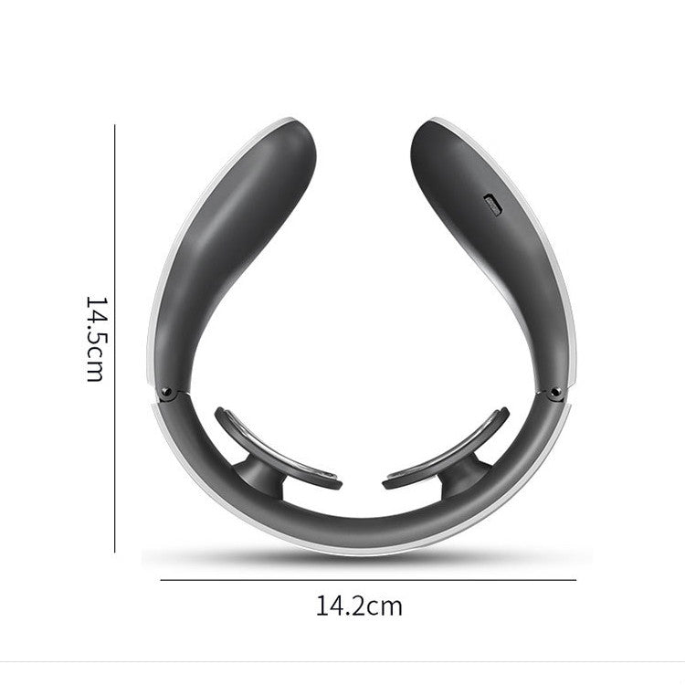 Cervical Massager Electromagnetic Pulse Heating Neck Protector, Style:Charging
