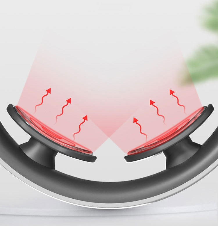 Cervical Massager Electromagnetic Pulse Heating Neck Protector, Style:Charging