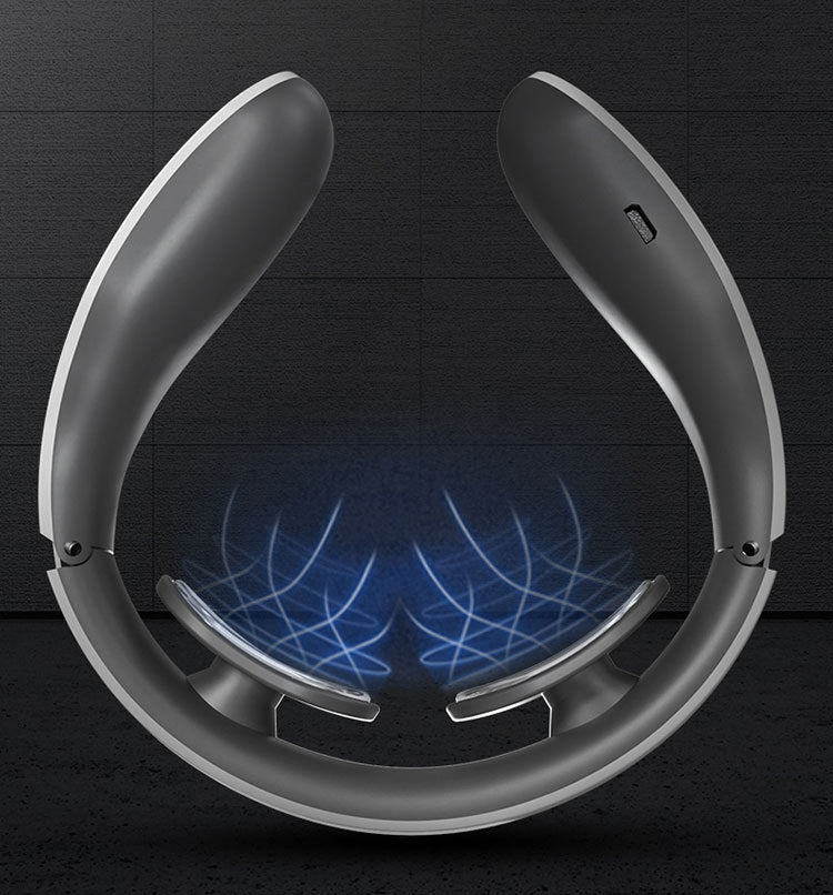 Cervical Massager Electromagnetic Pulse Heating Neck Protector, Style:Charging