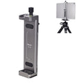 Xiletu Xj15 Live Broadcast Desktop Full Metal Tripod Mount Tablet Pc Phone Clamp With 1/4 Inch Screw Holes & Cold Shoe Base, Xj15