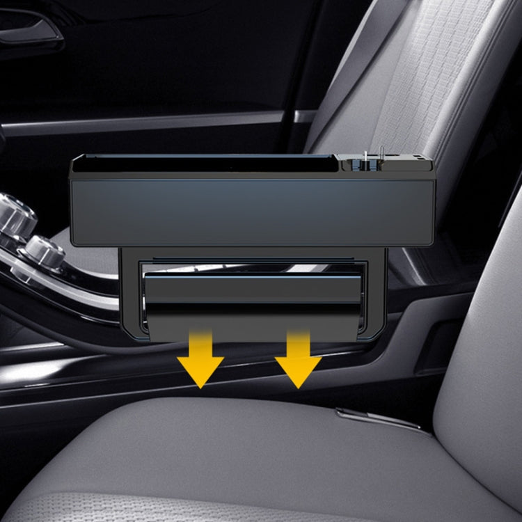 Car Seat Storage Box With Cable Car USB Charger, 2-wire, 3-wire, 2-wire + Storage Box