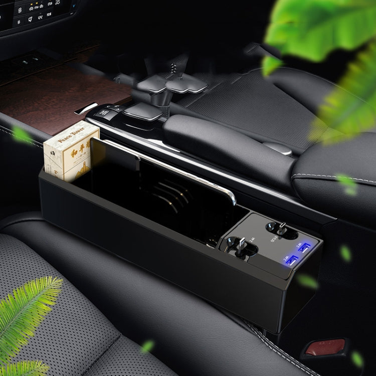 Car Seat Storage Box With Cable Car USB Charger, 2-wire, 3-wire, 2-wire + Storage Box