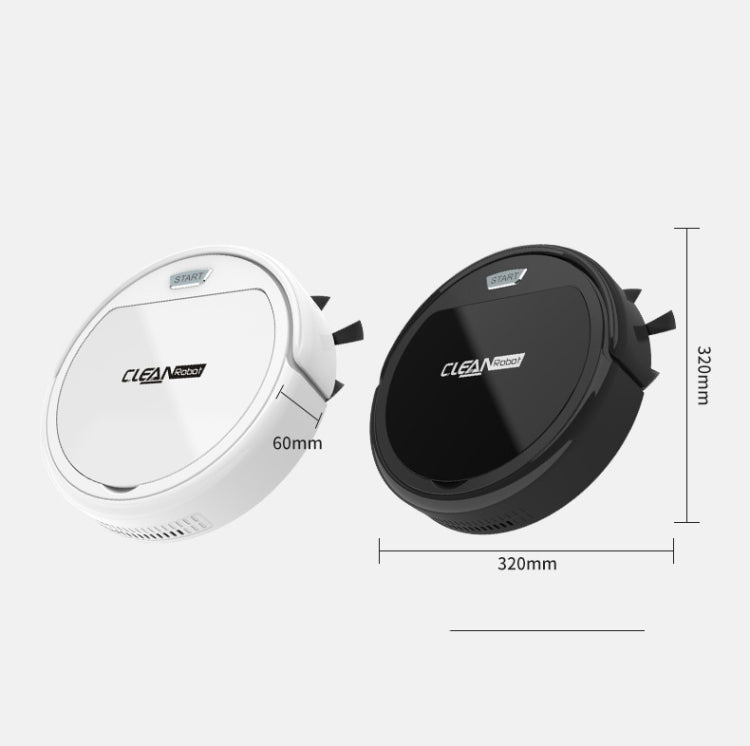 Household Intelligent Automatic Sweeping Robot, Specification:Upgrade Four Motors(Black)