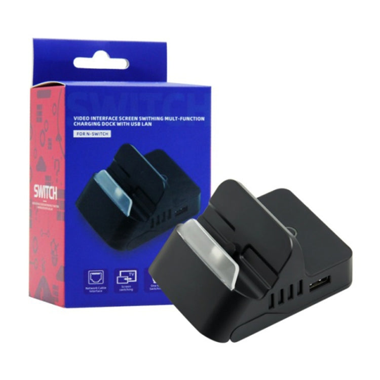 Video Projection Converter Cooling Portable Charging Base For Switch, Color of the product: Network Card