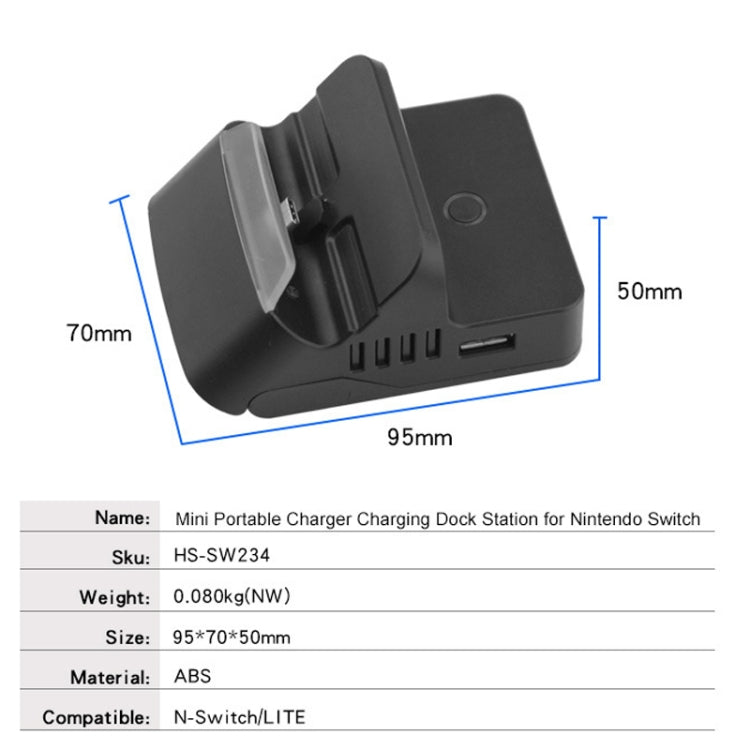 Video Projection Converter Cooling Portable Charging Base For Switch, Color of the product: Network Card