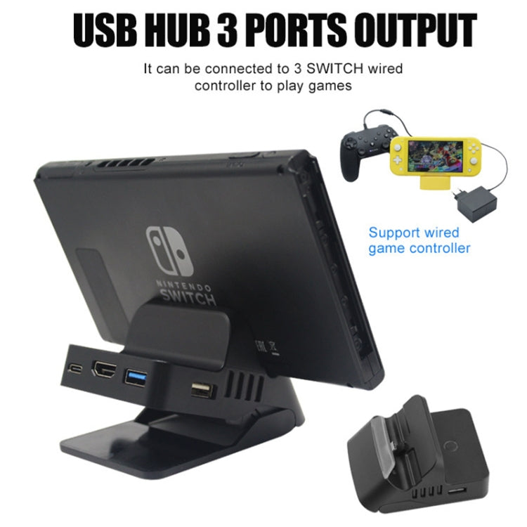 Video Projection Converter Cooling Portable Charging Base For Switch, Color of the product: Network Card