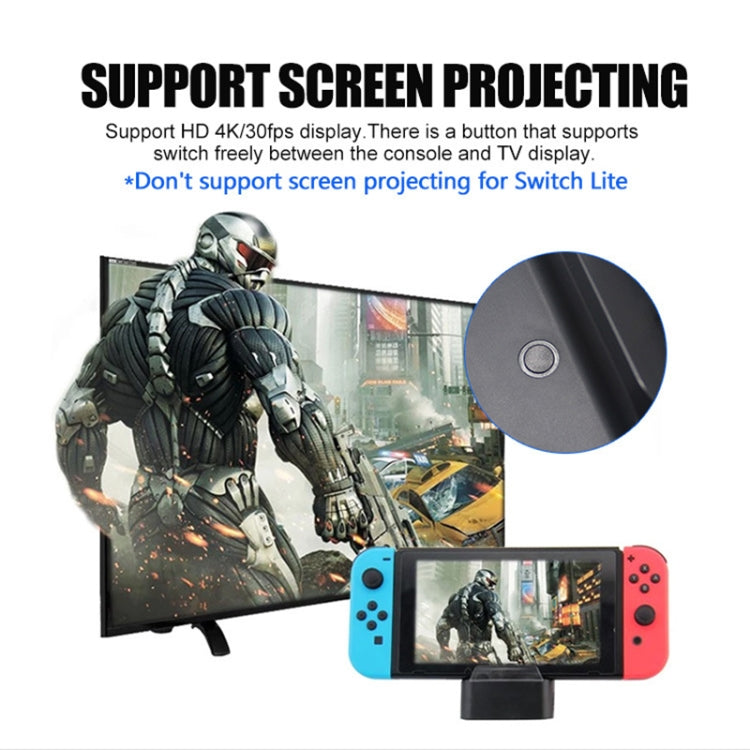 Video Projection Converter Cooling Portable Charging Base For Switch, Color of the product: Network Card