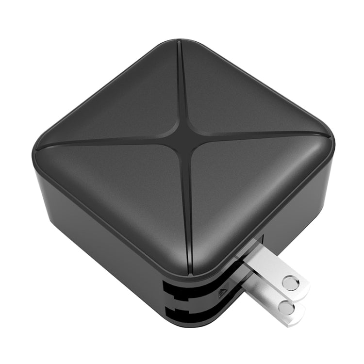 Multi-Function Projection And Charging AC Adapter Base Support Android/PC/Lite For Switch, Specifications:Black+UK Plug