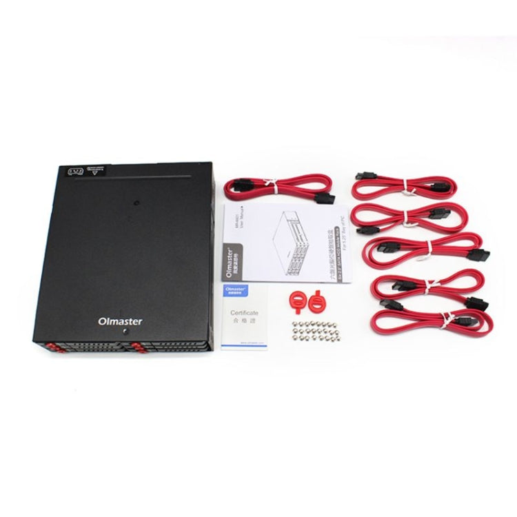 OImaster MR-6601 Six-Bay Optical Drive Hard Disk Box, MR-6601