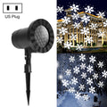 Christmas Snow Outdoor Waterproof Projection Lamp Landscape Lawn Decoration Light, US Plug, EU Plug, UK Plug, AU Plug