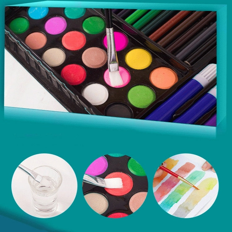 180 in 1 Painting Wooden Box Colorful Pen Set Art School Supplies For Children
