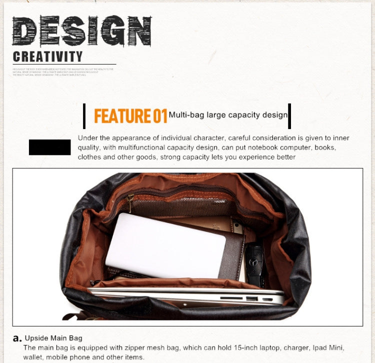 Batik Canvas Waterproof Photography Bag Outdoor Wear-resistant Large Camera Photo Backpack Men for Nikon / Canon / Sony / Fujifilm(Khaki)