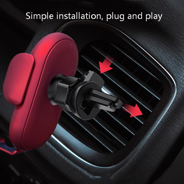 S11 Smart Infrared Sensor Car Wireless Charger, Colour: Red