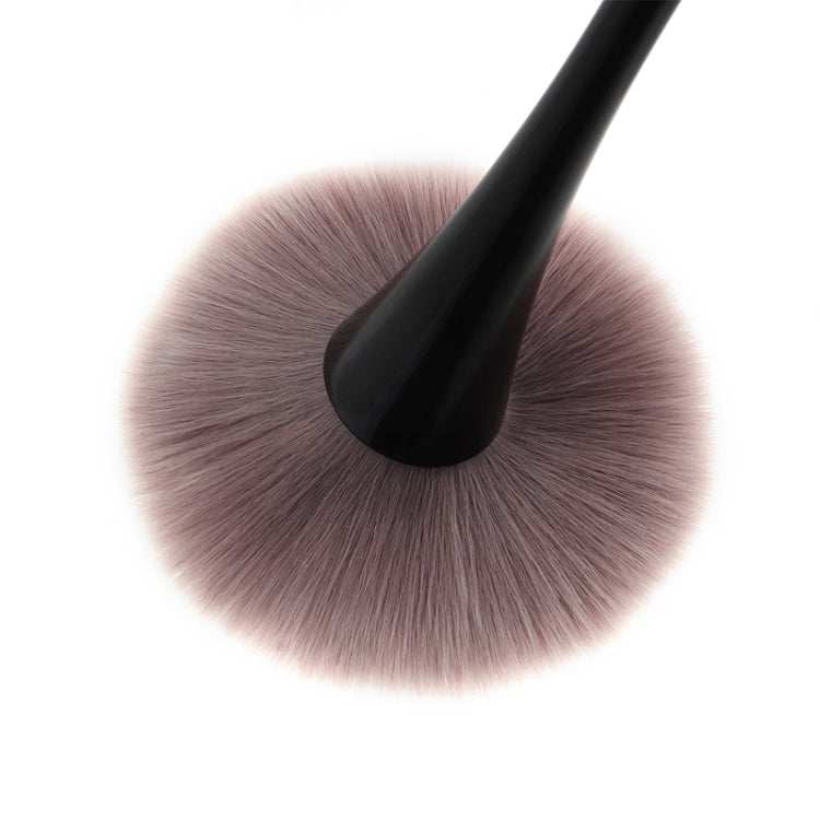 Single Small Waist Makeup Brush Nail Powder Dust Blush Loose Powder Brush, Specification: Golden Rod Color Hair