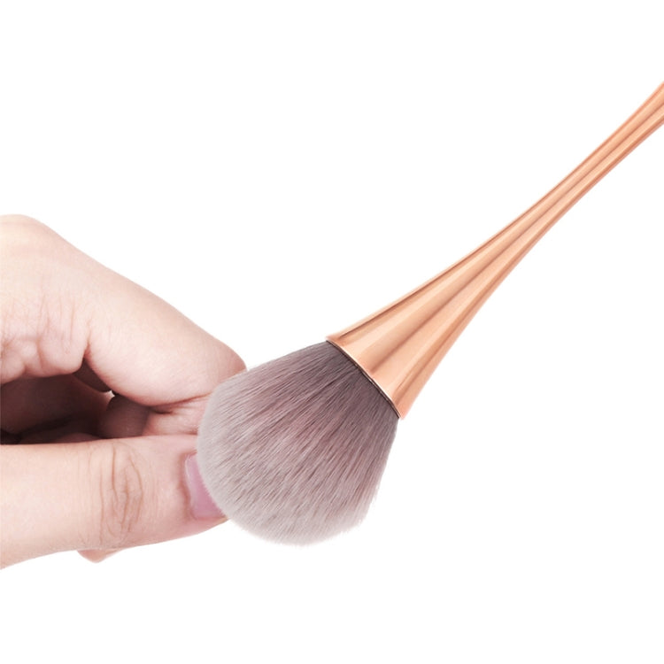 Single Small Waist Makeup Brush Nail Powder Dust Blush Loose Powder Brush, Specification: Golden Rod Color Hair
