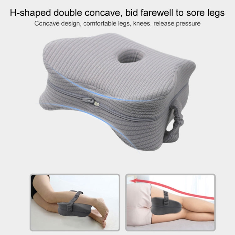 Memory Foam Pregnant Woman Leg Pads Adult Knee Beauty Leg Memory Pillow(Light Powder)