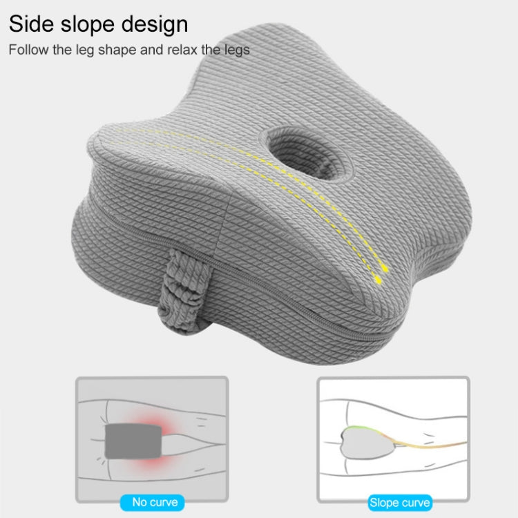 Memory Foam Pregnant Woman Leg Pads Adult Knee Beauty Leg Memory Pillow(Light Powder)