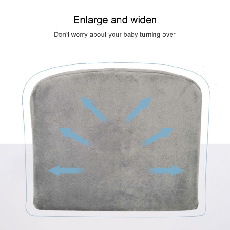 Memory Foam Infant Triangle Slope Cushion Pregnant Women Newborn Nursing Pillow, Colour: Crystal Soft Gray