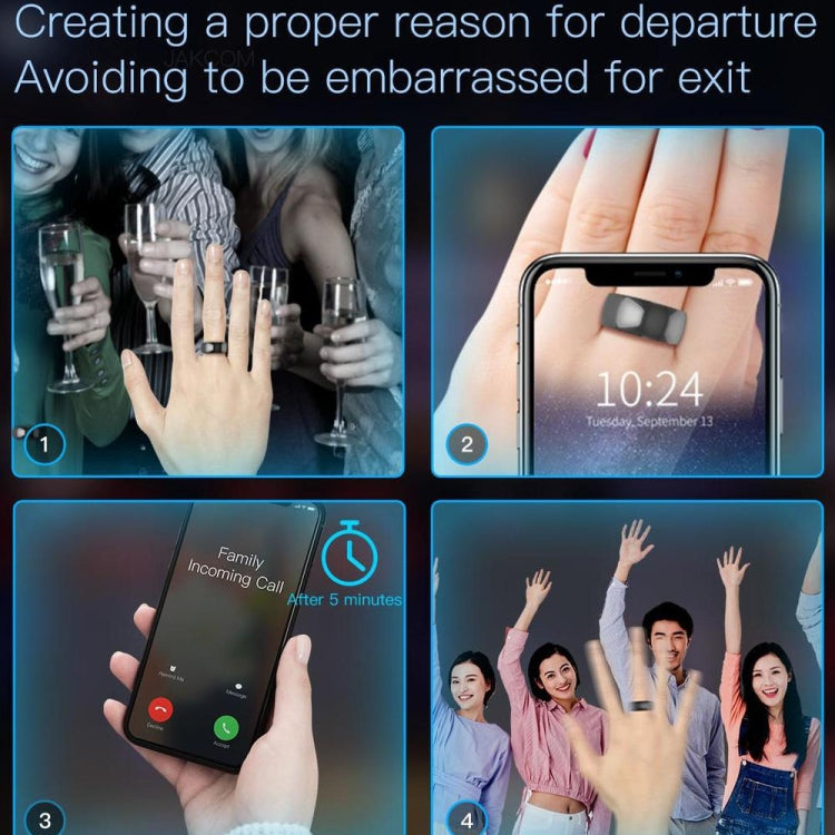 JAKCOM R4 Smart Ring Multifunctional Lord Of The Rings, Size: 66mm for Apple & Android(Number 11)