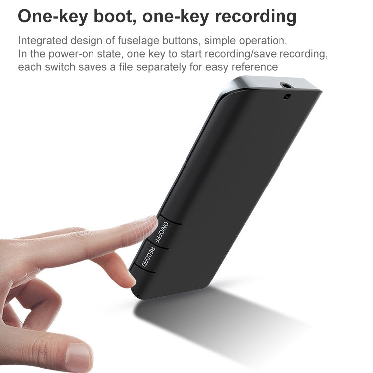 M22 Portable Bluetooth Touch Screen MP3 Player Recorder E-Book, Memory Capacity: 4GB(Black)