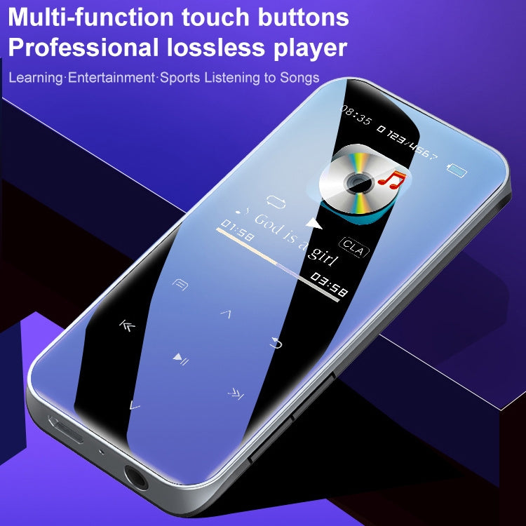 M22 Portable Bluetooth Touch Screen MP3 Player Recorder E-Book, Memory Capacity: 4GB(Black)