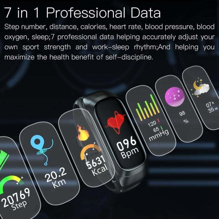 JAKCOM B6 Smart Phone Bracelet, Support Blood Pressure Monitoring / Blood Oxygen Monitoring / Heart Rate Monitoring / Sleep Monitoring / NFC Cloud Service(Gold)