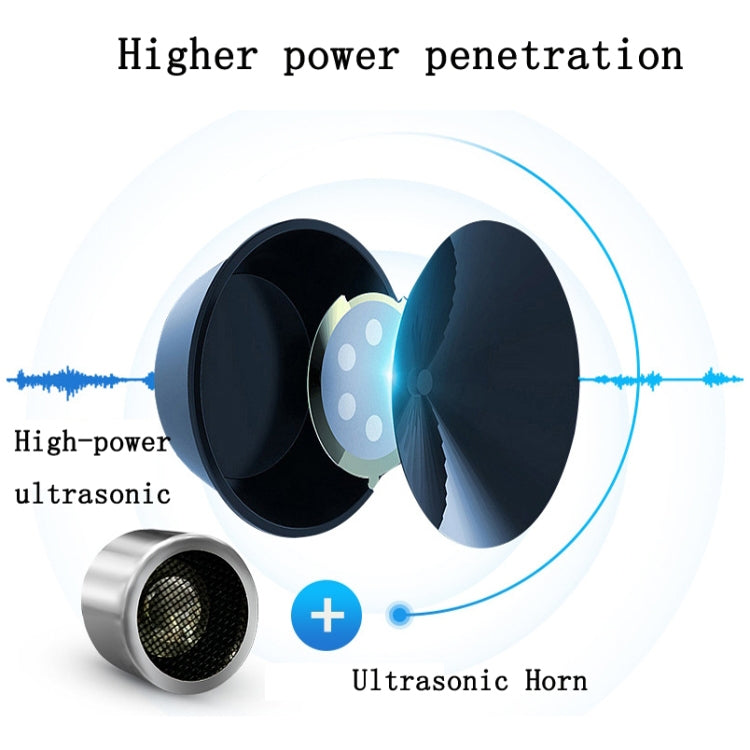 BG302 Dual-Speaker Intelligent Frequency Conversion Mosquito Repellent Ultrasonic Insect Repellent, Product specifications:  EU Plug 220V(Black)