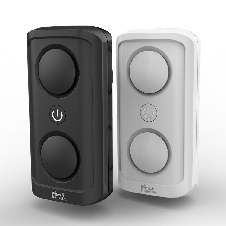 BG302 Dual-Speaker Intelligent Frequency Conversion Mosquito Repellent Ultrasonic Insect Repellent, Product specifications:  EU Plug 220V(Black)