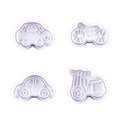 3 Sets Plastic Decorative Biscuit Mold Transportation Tool Series Biscuit Spring Mold(B)