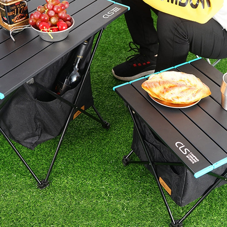 CLS Outdoor Folding Picnic Table Storage Hanging Bag Portable Invisible Pocket Storage Hanging Pocket,Style: Table Medium + Large Pocket