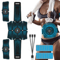 8-Piece Lazy Abdomen Fitness Massager Rechargeable Home Fitness Belt Abdominal Muscle Stickers