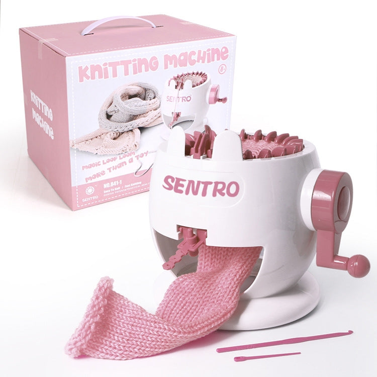 Hand Knitting Machine Children Play House Toy DIY Knitting Wool Machine, 841, 841-1