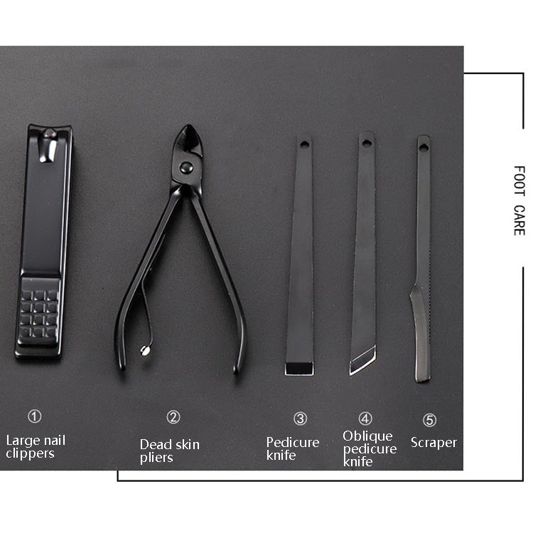 16 in 1 Nail Clippers Nail Art Manicure Pedicure Tool(Yellow)