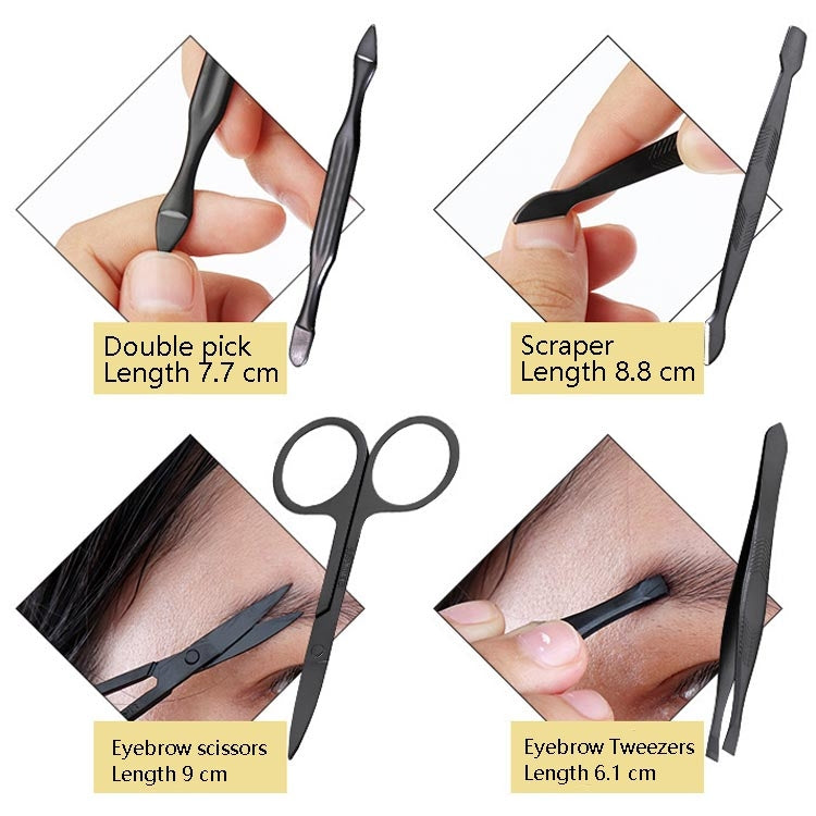 16 in 1 Nail Clippers Nail Art Manicure Pedicure Tool(Yellow)