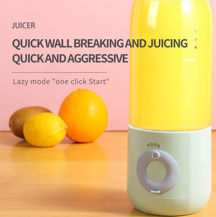 Mini Portable Usb Juice Machine  Multi-Function Electric Charging Household Juicer(Pink)