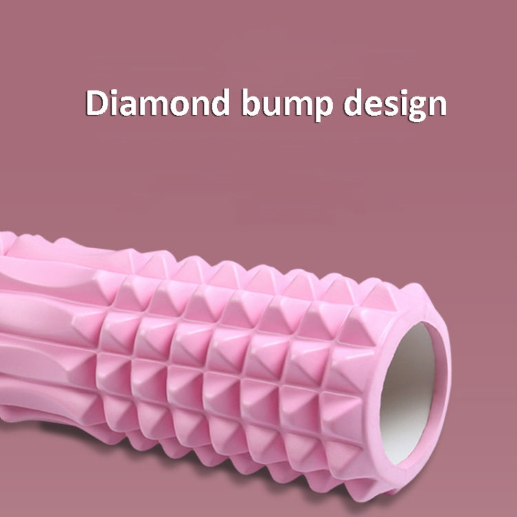 3 in 1 Eva Foam Roller Hollow Muscle Relaxation Roller Yoga Column Set, Length: 45cm  (Black Wolf Tooth)