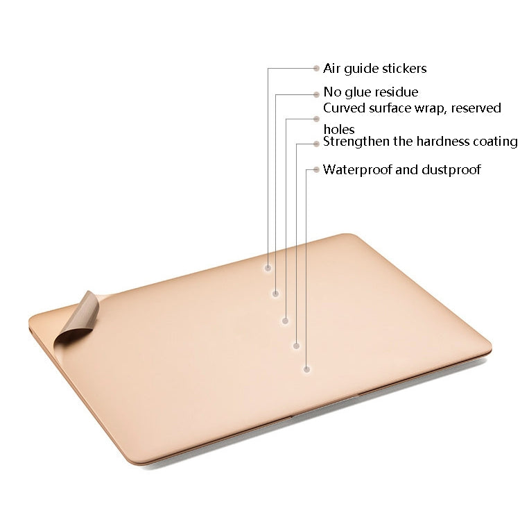 JRC Laptop Film Computer Top Shell Body Protection Sticker, For MacBook Air 11.6 inch A1370 / A1465, For MacBook Air 13.3 inch A1466 (2012 - 2017), For MacBook Pro Retina 13.3 inch A1425 / A1502, For MacBook Pro Retina 15.4 inch A1398                  ...