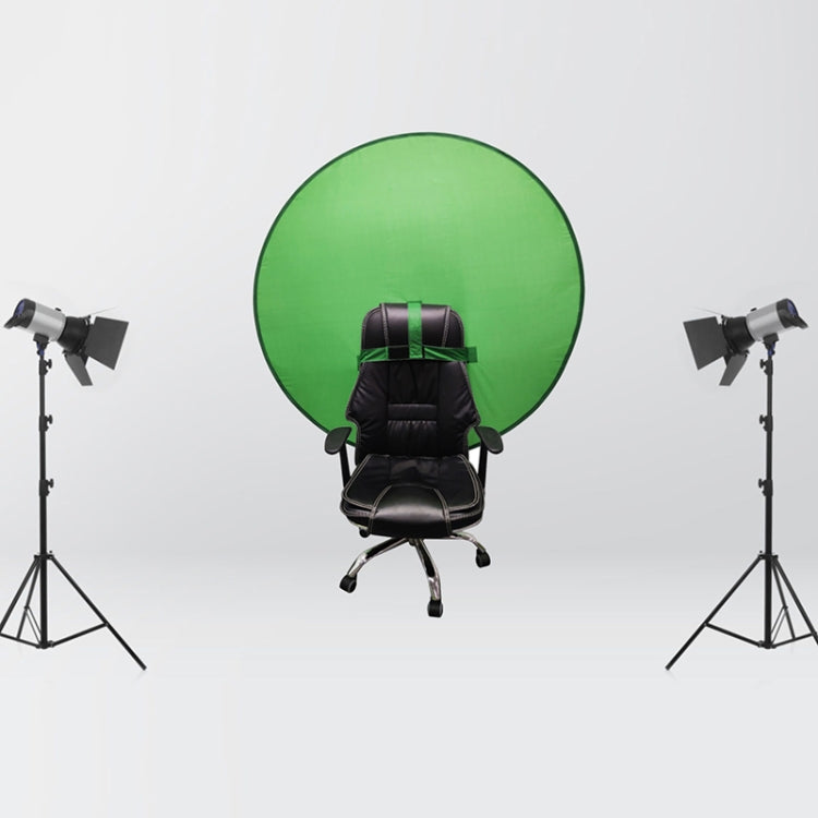 75cm EY-068 Green Background Cloth Folding ID Photo Green Screen Video Backdrop Board For E-Sports Chair