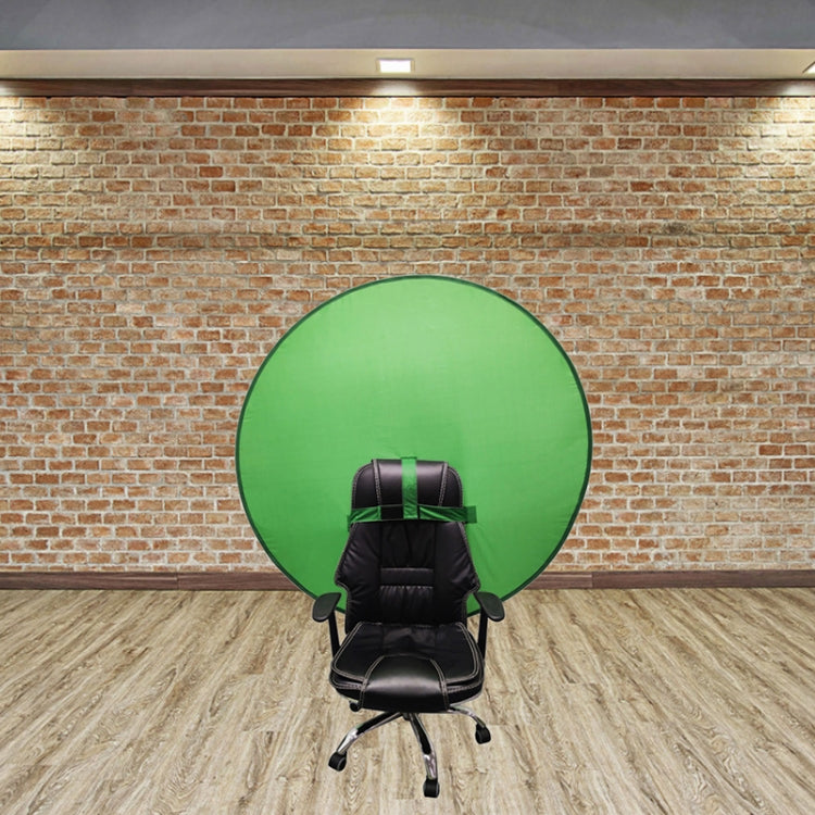 142cm EY-068 Green Background Cloth Folding ID Photo Green Screen Video Backdrop Board For E-Sports Chair