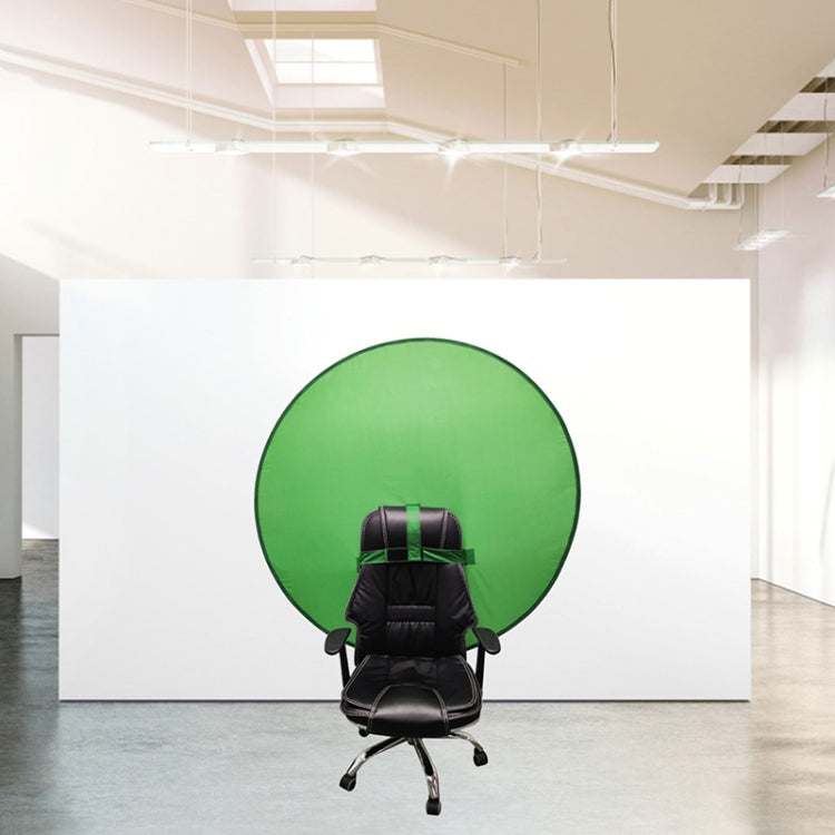142cm EY-068 Green Background Cloth Folding ID Photo Green Screen Video Backdrop Board For E-Sports Chair