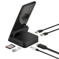 7-in-1 USB-C Hub: 2 USB 2.0, USB 3.0, 4K HDMI, SD/TF, PD Charging, with Holder