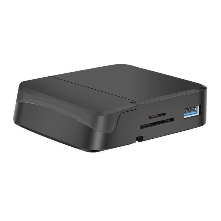 7-in-1 USB-C Hub: 2 USB 2.0, USB 3.0, 4K HDMI, SD/TF, PD Charging, with Holder