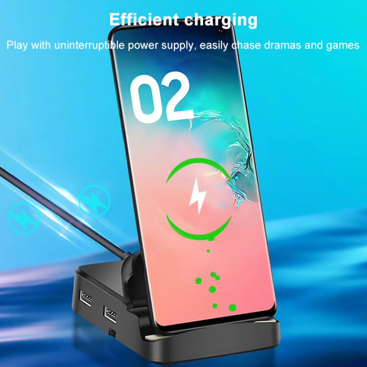 7-in-1 USB-C Hub: 2 USB 2.0, USB 3.0, 4K HDMI, SD/TF, PD Charging, with Holder