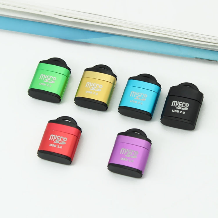 480Mbps Mini Micro SD Card Mobile Phone High-Speed TF Memory Card Reader Computer Car Speaker Card Reader(Red)