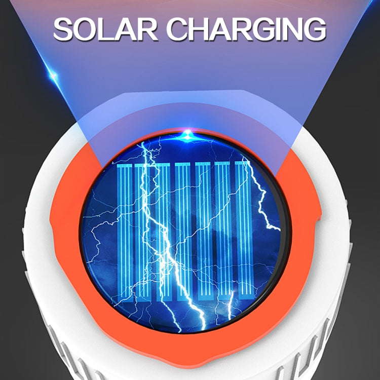 Solar LED Bulb Light Household Emergency Light Mobile Night Market Lamp, Style: V66 8W 42 LED 4 Battery + Power Output
