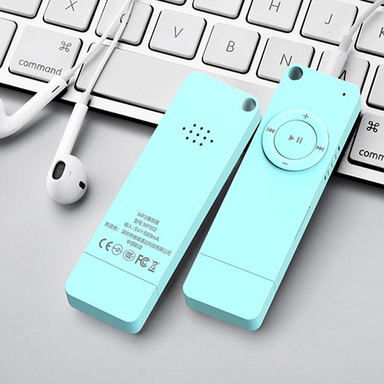 XT02 U Disk Style MP3 Music Player, Memory Capacity: Bluetooth Set(Blue)