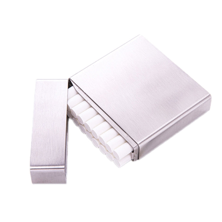 Men Stainless Steel Clamshell Business Cigarette Case(Y-9)